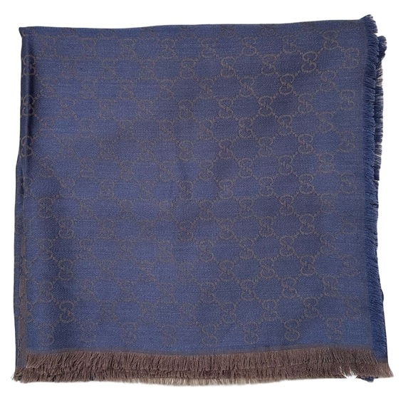 GG Guccissima Wool-Silk Blend Shawl - Picture 1 of 10